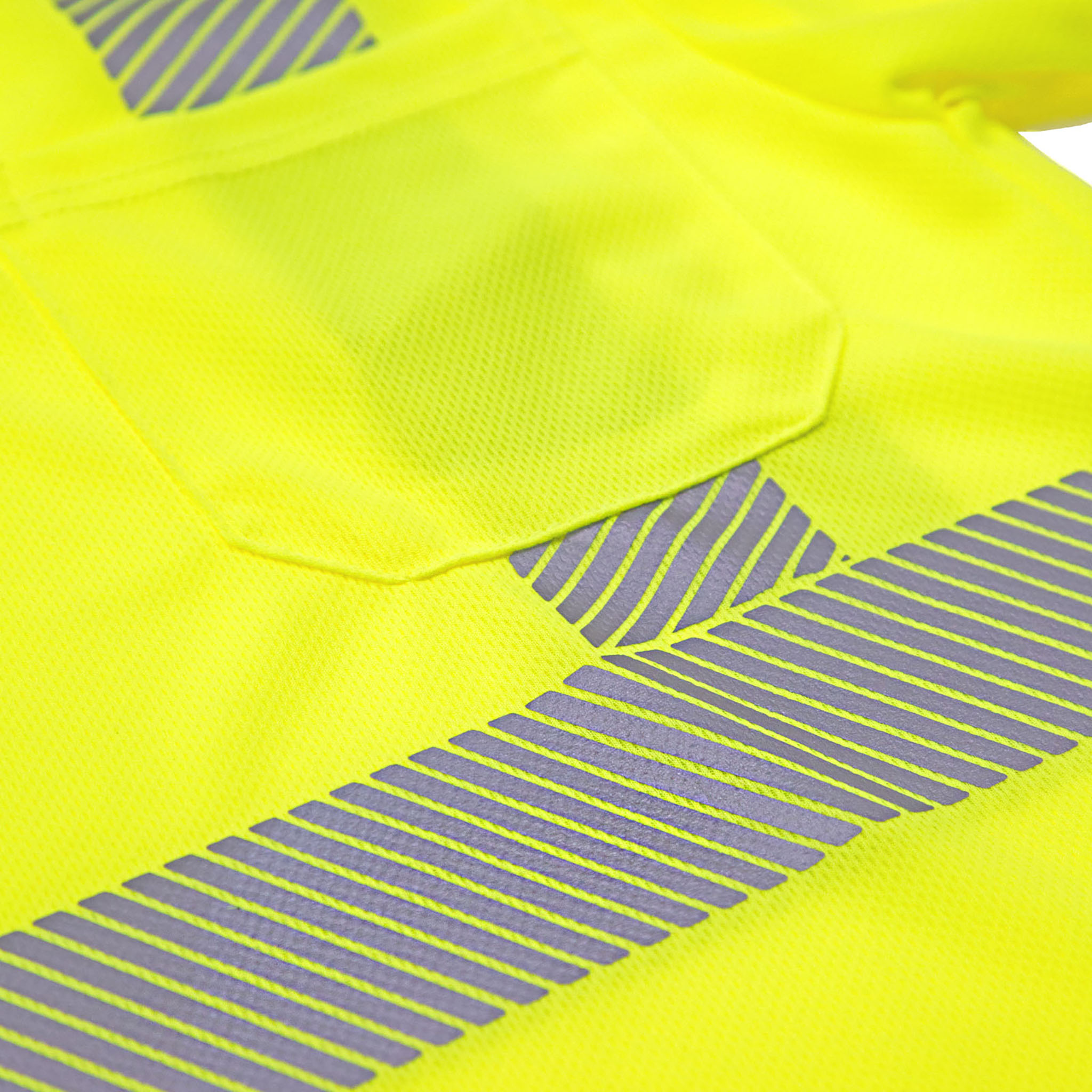 Hi-Vis Heat Transfer Reflective Safety Long Sleeve Shirt